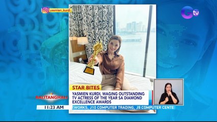 Yasmien Kurdi, waging Outstanding TV Actress of the Year sa Diamond Excellence Awards | BT
