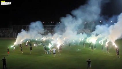 Kocaelisporlu futbolcular ve teknik ekipten 'şampiyonluk' kutlaması!