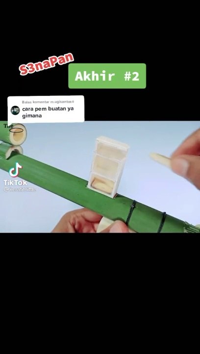 Tutorial pembuatan senapan angin dari bambu