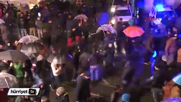 Taksim'de yeni yıl kutlamaları