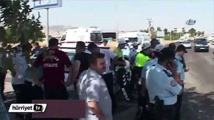 Başbakan'ın konvoyunda kaza: 2 yaralı