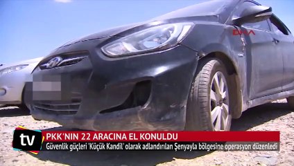 PKK'nın bombalı saldırılarda kullanmayı planladığı 22 araç yakalandı