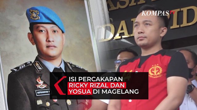 Terkuak Isi Percakapan Bripka Ricky Rizal dan Yosua di Magelang: Ada Apaan Yos?