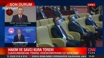 Son dakika haberler... Hakim ve savcı kura töreninde Cumhurbaşkanı Erdoğan'dan önemli mesajlar