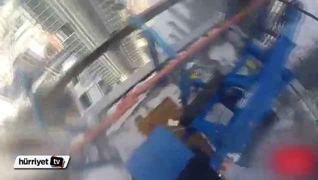 3. köprü selfiecileri, bu kez 240 metre yükseklikteki vince tırmandı