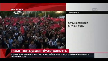 İşte Demirtaş'ın  iddiasına sahne olan Diyarbakır mitingi