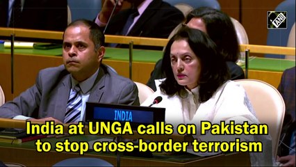 India calls on Pakistan to stop cross-border terrorism in UNGA