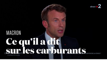Pénurie de carburants : ce qu'a dit Emmanuel Macron sur France 2