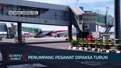 Seorang Pria Penumpang Pesawat Turkish Airlines Diturunkan Paksa di Bandara Kualanamu