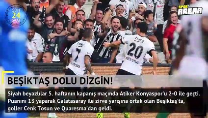 Beşiktaş zirveye ortak oldu!