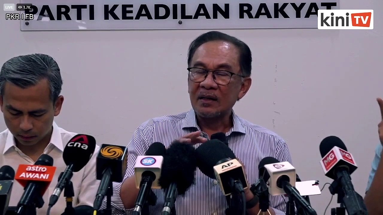 LIVE: Anwar Ibrahim announces Rais Hussin's entry into PKR