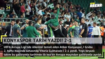 Atiker Konyaspor'dan tarihi galibiyet