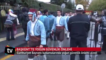 Cumhuriyet Bayramı kutlamalarına yoğun güvenlik önlemi