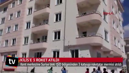 Kilis'e 3 roket atıldı