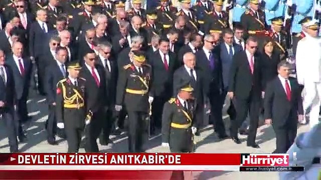 30 AĞUSTOS ZAFER BAYRAMI DOLAYISIYLA ANITKABİR'DE TÖREN DÜZENLENDİ