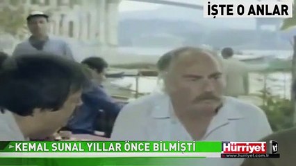 KEMAL SUNAL YILLAR ÖNCE BEŞİKTAŞ BURSASPOR MAÇINI BİLMİŞTİ
