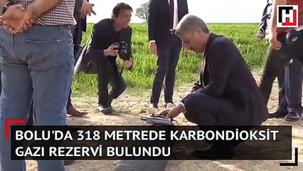 Bolu’da 318 metrede karbondioksit gazı rezervi bulundu