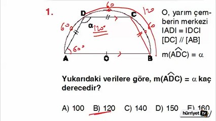 GEOMETRİ SORULARININ ÇÖZÜMLERİ