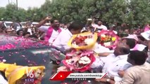 KTR Started To Munugodu To Attend Kusukuntla Prabhakar Reddy Nomination, Traffic Jam At Choutuppal
