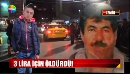 3 lira için adam öldürdü