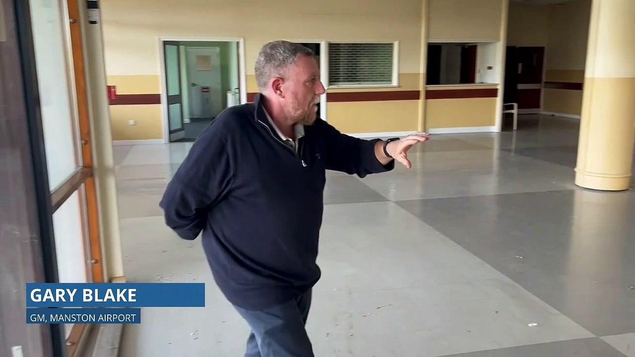 Inside Manston Airport