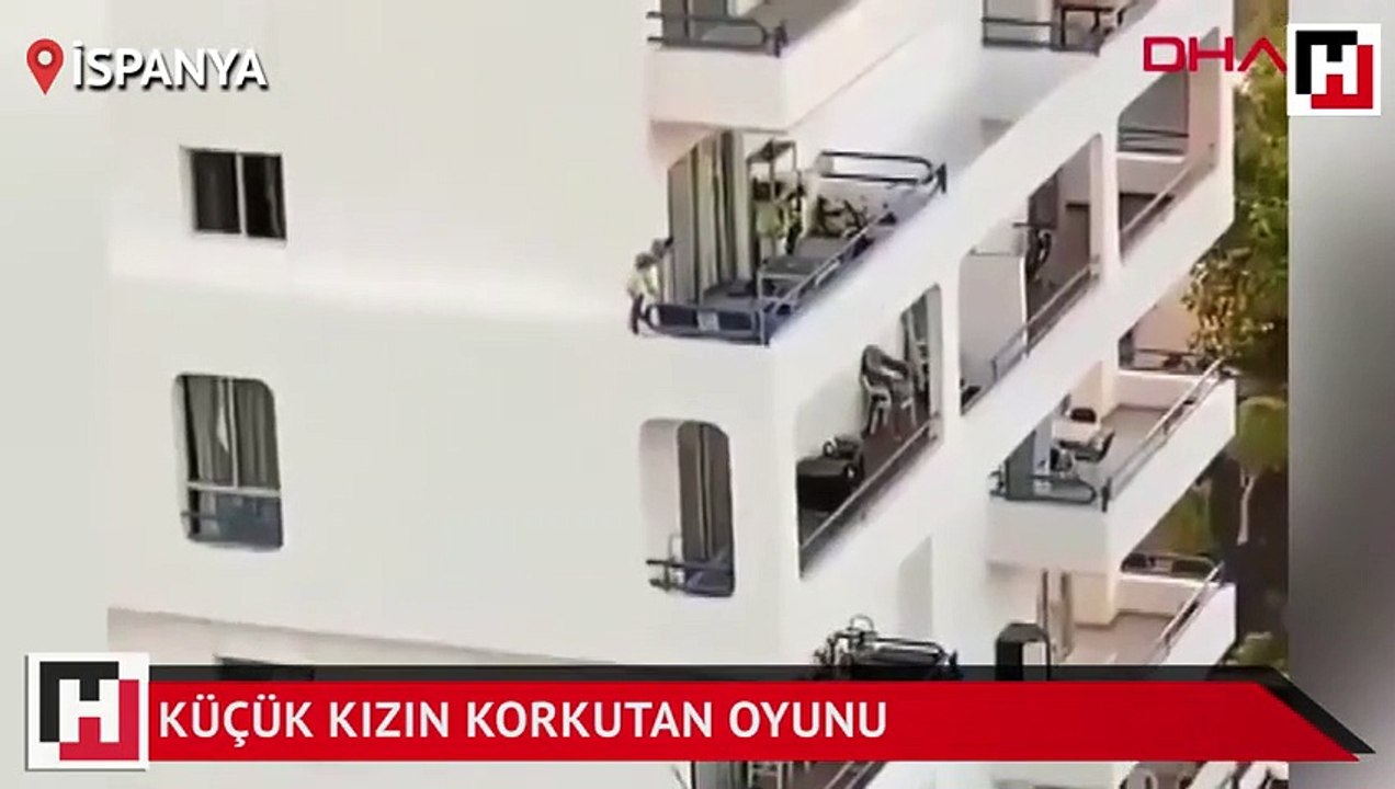 Küçük kızın korkutan oyunu