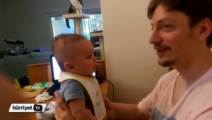 3 aylık bebek "Seni Seviyorum" dedi