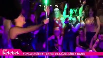 Yonca Evcimik'ten 40.yıla özel direk dansı