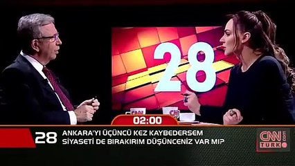 Ankara'yı üçüncü kez kaybedersem siyaseti de bırakırım düşünceniz var mı?