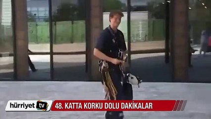 48'inci katta korku dolu anlar