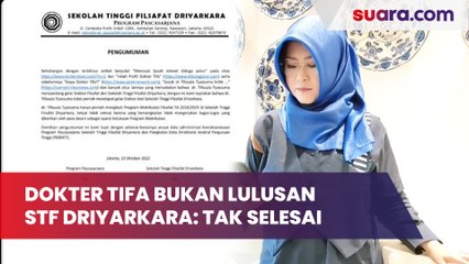Ketua Alumni Ungkap Dokter Tifa Bukan Lulusan Almamaternya: Ikut Program Tak Selesai