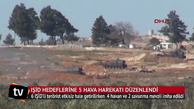 Koalisyon güçleri tarafından IŞİD hedeflerine 5 hava harekatı
