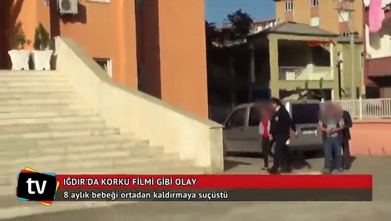 8 aylık bebeği ortadan kaldırmaya çalışırken yakalandılar