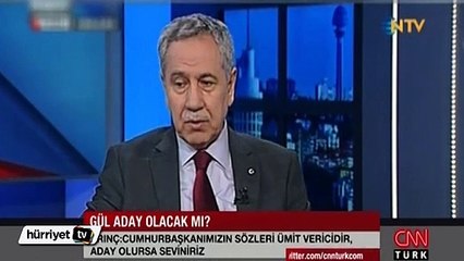 Bülent Arınç'dan Abdullah Gül'ün adaylığı ile ilgili açıklama