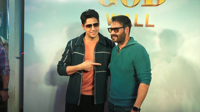 Ajay Devgn & Sidharth Malhotra At Thank God Movie Promotions