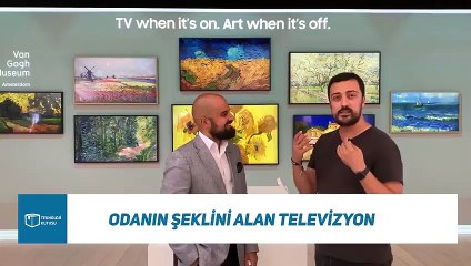 Samsung'tan odanın şeklini alan televizyon