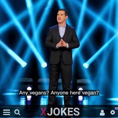 JIMMY CARR ROASTING VEGAN - REALLY FUNNY | HIS DARK MATERIAL