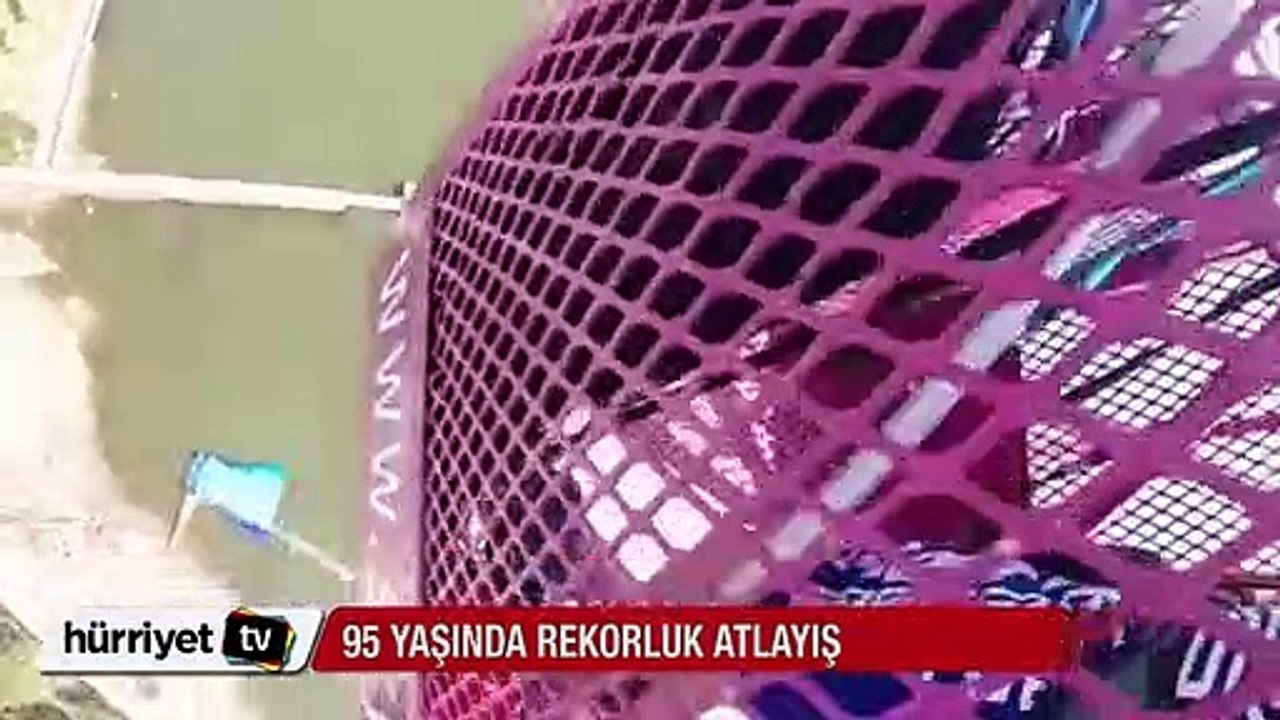 95 yaşında rekorluk atlayış