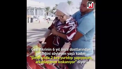 89 yaşında dünya turuna çıktı