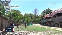 Terjangan Angin Puting Beliung Puluhan rumah warga Takalar Sulawesi Selatan rusak parah