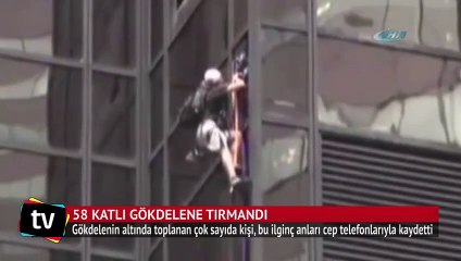 Trump'a destek için 58 katlı gökdelene tırmandı