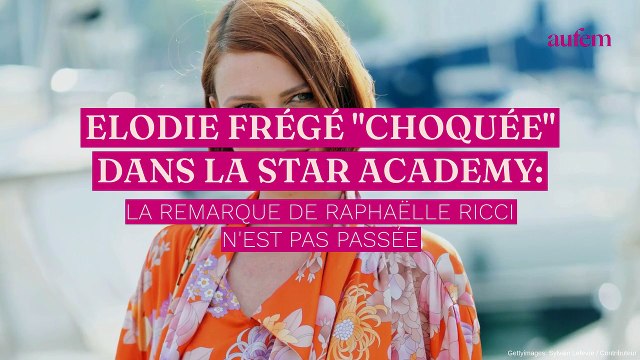 Elodie Frégé choquée dans la Star Academy : la remarque de Raphaëlle Ricci n'est pas passée