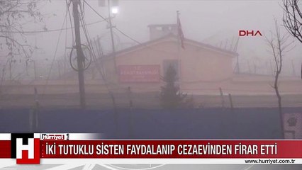 ÇORLU'DA İKİ TUTUKLU SİSTEN FAYDALANIP CEZAEVİNDEN FİRAR ETTİ