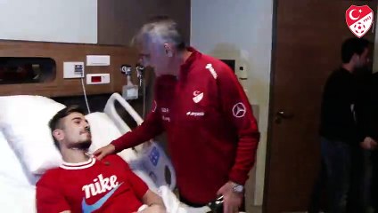 Milli Takım'dan Dorukhan'a ziyaret!