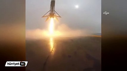 NASA uydusunu uzaya götüren roket inişte infilak etti