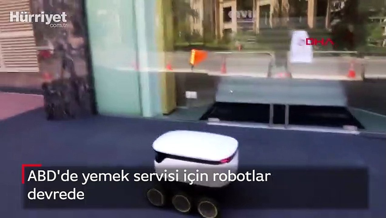 ABD'de yemek servisi için robotlar devrede