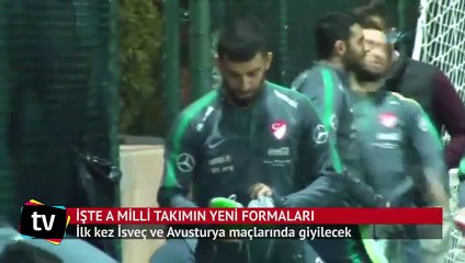 A Milli Futbol Takımı'nın yeni formaları tanıtıldı
