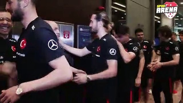 A Milli Takım'da bayramlaşma töreni yapıldı