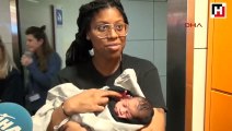 Genç kadın otelde doğum yaptı  havalimanı personeli seferber oldu