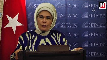 Emine Erdoğan'dan ABD'de ‘insani yardım’ vurgusu